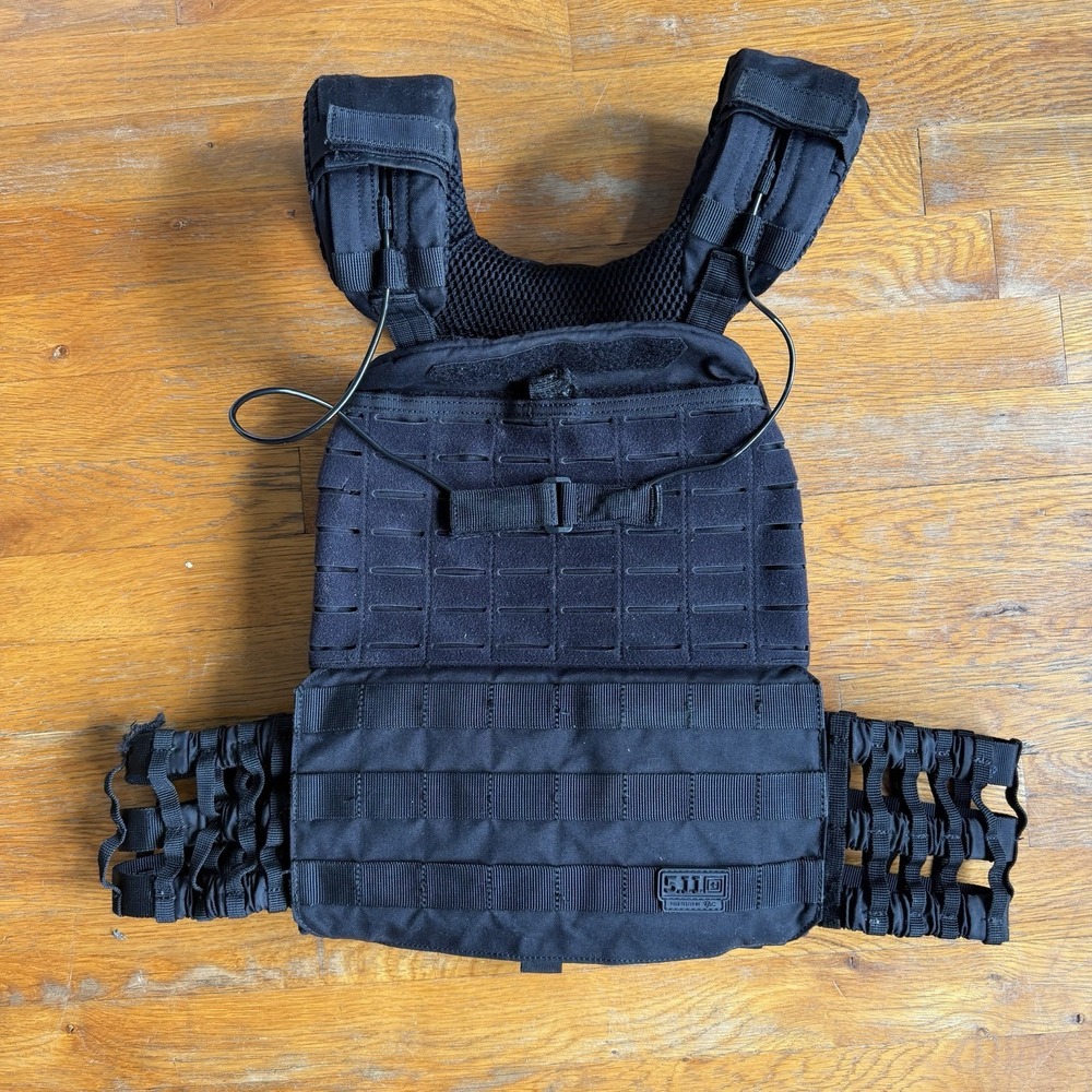 5.11 Tactical TacTec Plate Carrier Vest Black Outdoors